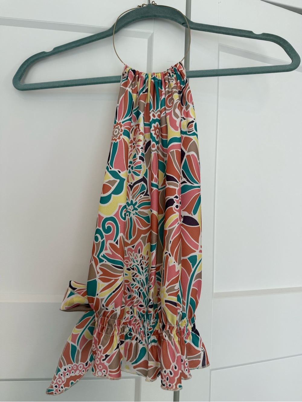 Molly Bracken Floral Halter Mini Shirt